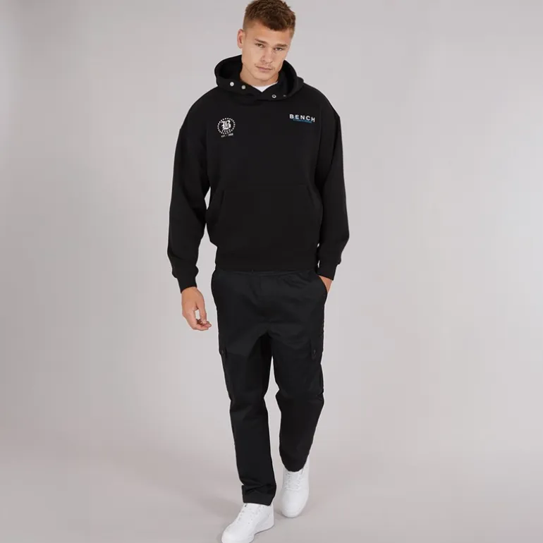 Bench Herren Ledall 1989 Kapuzenpullover Schwarz