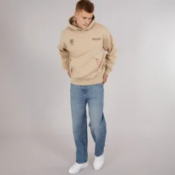 Bench Herren Ledall 1989 Kapuzenpullover Stone