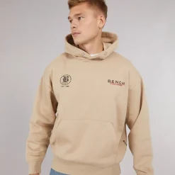Bench Herren Ledall 1989 Kapuzenpullover Stone