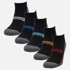 Bench Herren Morin Zehnerpack Turnschuh Socken Mit Frottee Fussbett Schwarz
