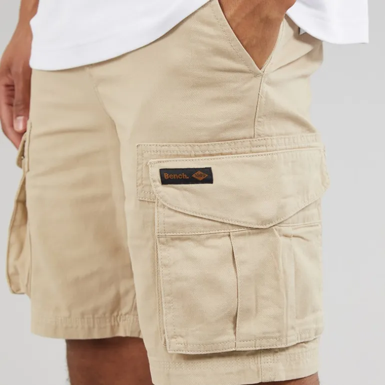 Bench Herren Noahs Cargo Shorts Stone