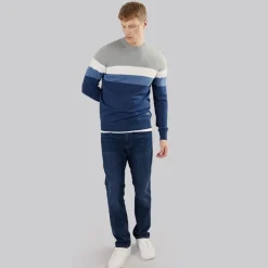 Bench Herren Pullover Marineblau