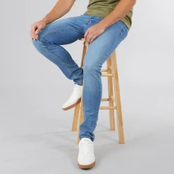 Bench Herren Ralemo Skinny Jeans Midwash