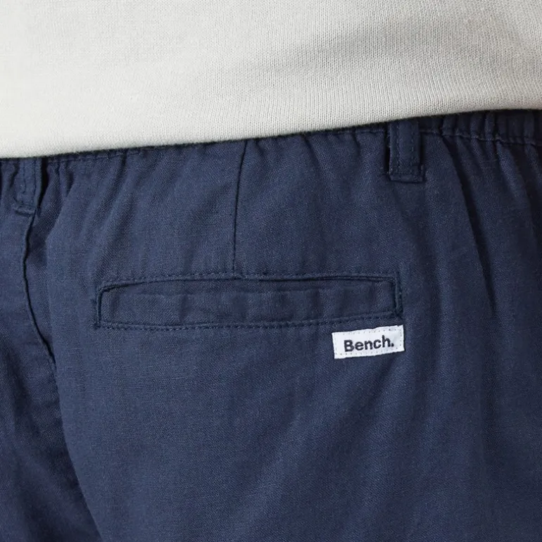 Bench Herren Setero Leinen Shorts Navy