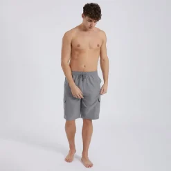 Bench Herren Shallis Cargo Badehose Stahlgrau