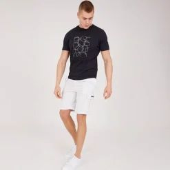 Bench Herren Tollson Shorts Hellgrau Melange
