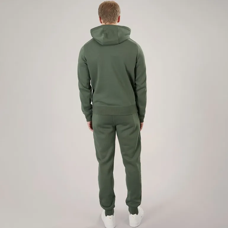 Bench Herren Trainingsanzug mit Markenband Khaki