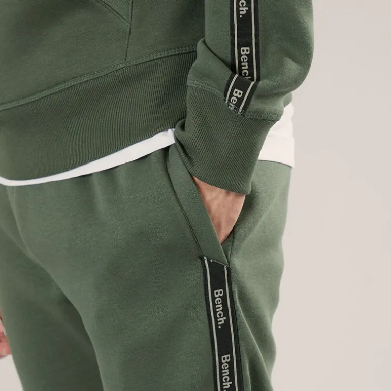 Bench Herren Trainingsanzug mit Markenband Khaki