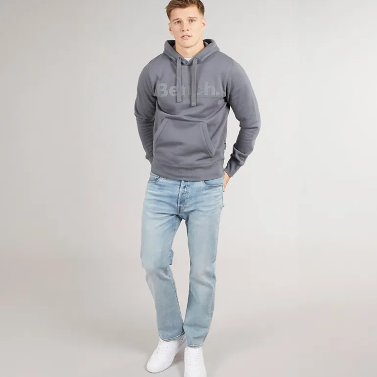 Bench Herren Trassi Hoodie Steel Grey