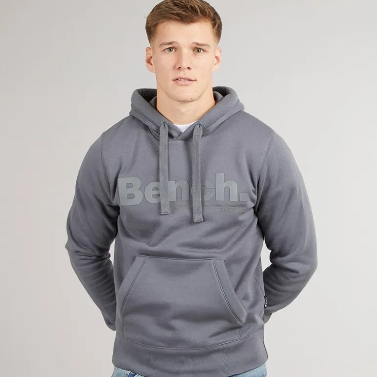 Bench Herren Trassi Hoodie Steel Grey