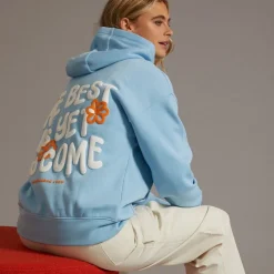 Bench Hoodie Damen Italien Hellblau