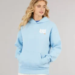 Bench Hoodie Damen Italien Hellblau