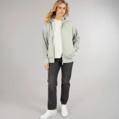 Bench Hoodie mit Reißverschluss Damen Salbei