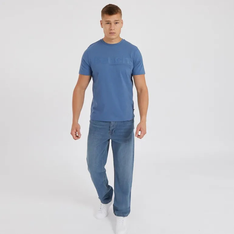 Bench Jeans Herren Jeffers Loose Fit Mittelblaue Waschung