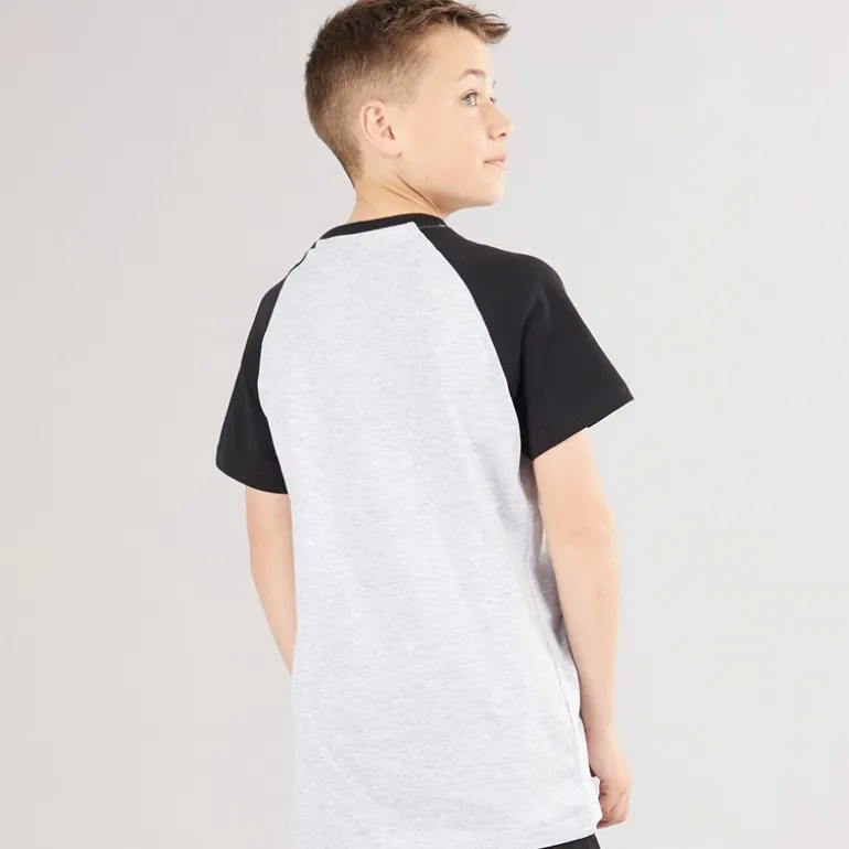 Bench Junge Marster 5er-Pack T-Shirts Grau Meliert / Eis / Krickente / Weiß / Schiefer Blau