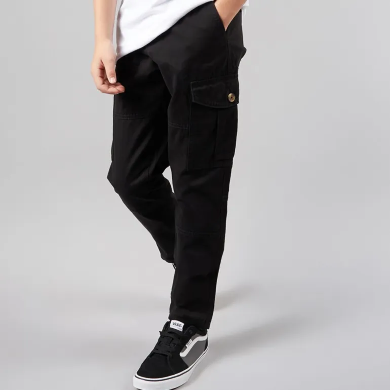 Bench Jungen Creelin B Cargohosen Schwarz