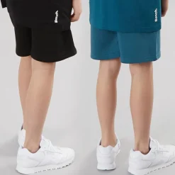Bench Junge Selwor Shorts Zweierpack Türkis/Schwarz