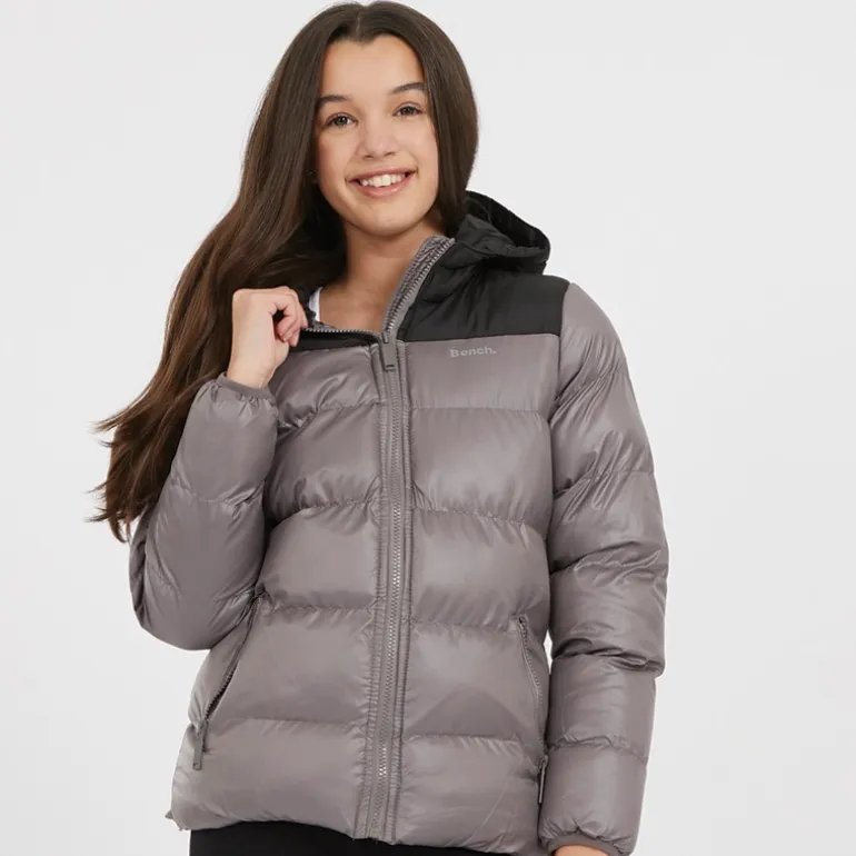 Bench Mädchen Kaylee Jacke Anthrazit/Schwarz