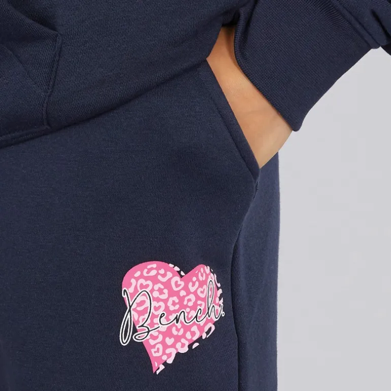 Bench Mädchen Srean Kapuzenpullover Und Jogginghose Trainingsanzug Marineblau