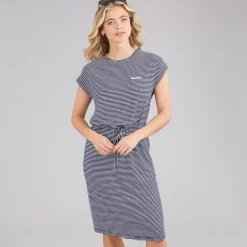Bench Strandkleid Zaina Damen Marine/Weiß gestreift