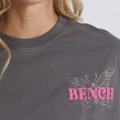Bench T-Shirt Kemi Charcoal Damen