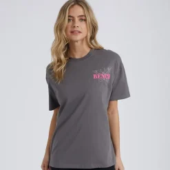 Bench T-Shirt Kemi Charcoal Damen