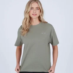 Bench T-Shirt Oona Khaki Asche Damen