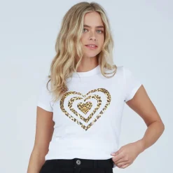 Bench T-Shirt Wildheart Weiß Damen