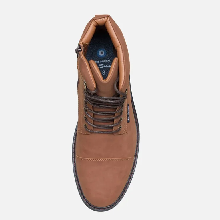 Ben Sherman Herren Bonneville Brogue Stiefel Karamell