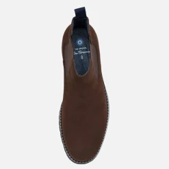 Ben Sherman Herren Chesterley Chelsea Boots Braun IMI Wildleder