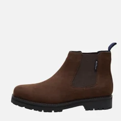 Ben Sherman Herren Chesterley Chelsea Boots Braun IMI Wildleder