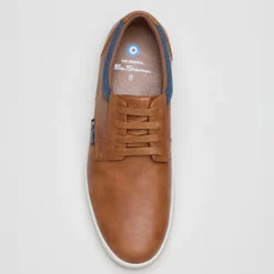 Ben Sherman Herren Detour Derby Schuhe Tan Pu