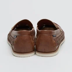 Ben Sherman Herren Miami Gewebte Deck Schuhe Braun