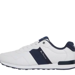 Ben Sherman Herren Owen Retro Sneaker Weiß