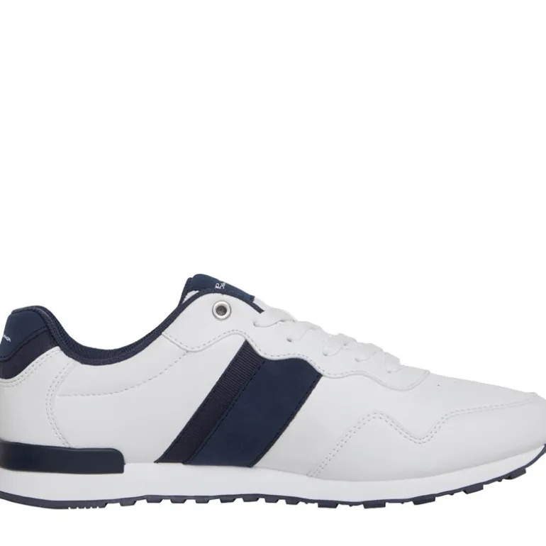 Ben Sherman Herren Owen Retro Sneaker Weiß