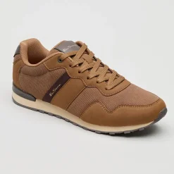 Ben Sherman Herren Owen Retro Laufschuhe Brown Mesh