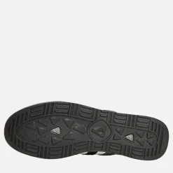 Ben Sherman Herren Sokka Streifen Sneaker Weiß/Grau/Schwarz