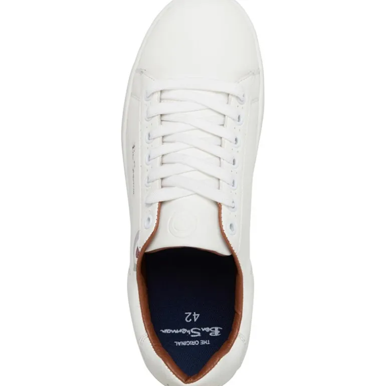 Ben Sherman Herren Sturm Sportschuhe Weiß