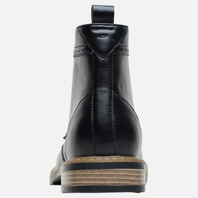 Ben Sherman Herren Templeton Brogue Stiefel Schwarz