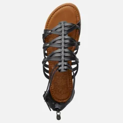 Blowfish Damen Bloomy Knöchel Riemen Sandalen Black Dyecut