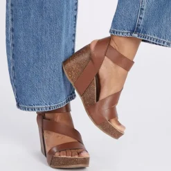 Blowfish Damen Hydra Wedge Sandalen Hellbraun