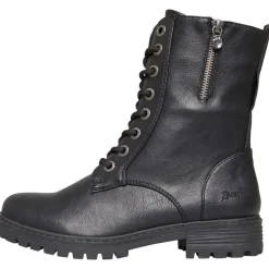 Blowfish Damen Rüschen Stiefel Schwarz Bronco
