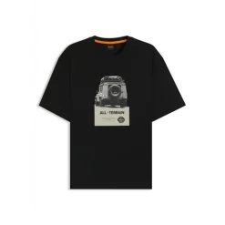 BOSS Herren Te Wagon T Shirt Schwarz