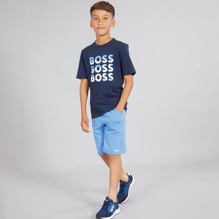 BOSS Junge Kurze Hose Marineblau