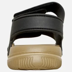 BOSS Junge Logo Klettverschluss Sandalen Schwarz