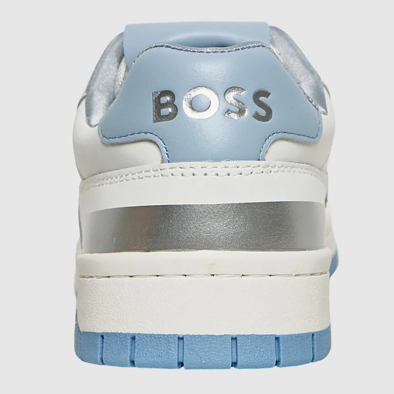 BOSS Junior Junge Court Turnschuhe Weiß