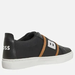 BOSS Junior Junge Logo Elastisch Turnschuhe Schwarz