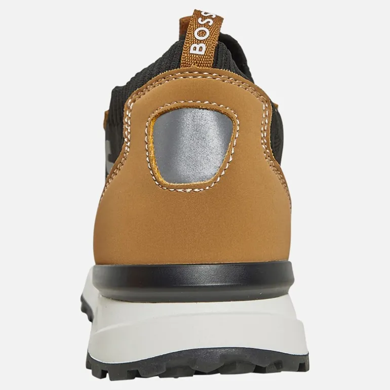 BOSS Junior Junge Strick Logo Turnschuhe Keks