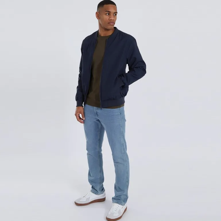 Brave Soul Bomberjacke Herren Sanjay Marineblau