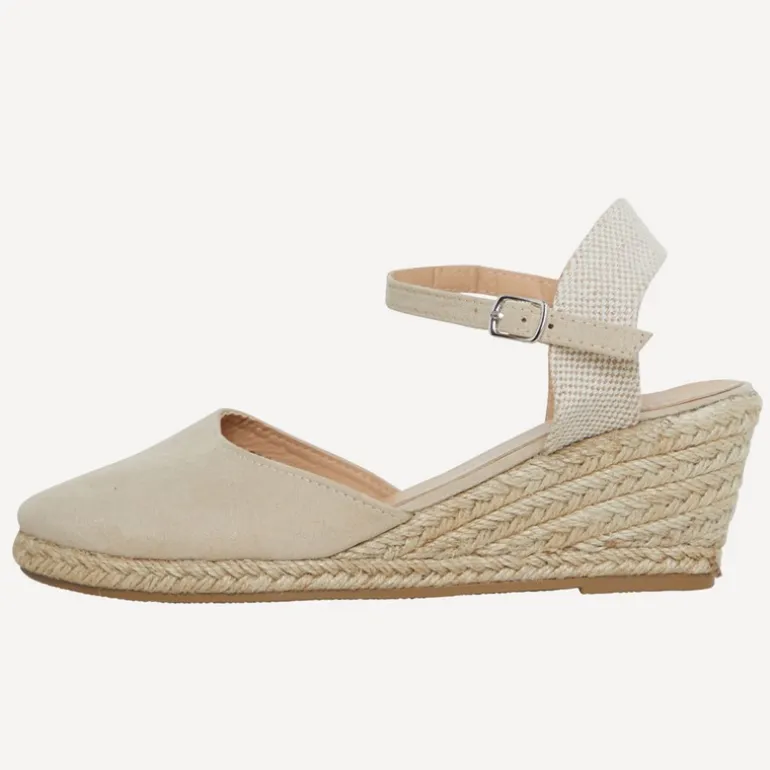Brave Soul Damen Berry Wedge Sandalen Braun